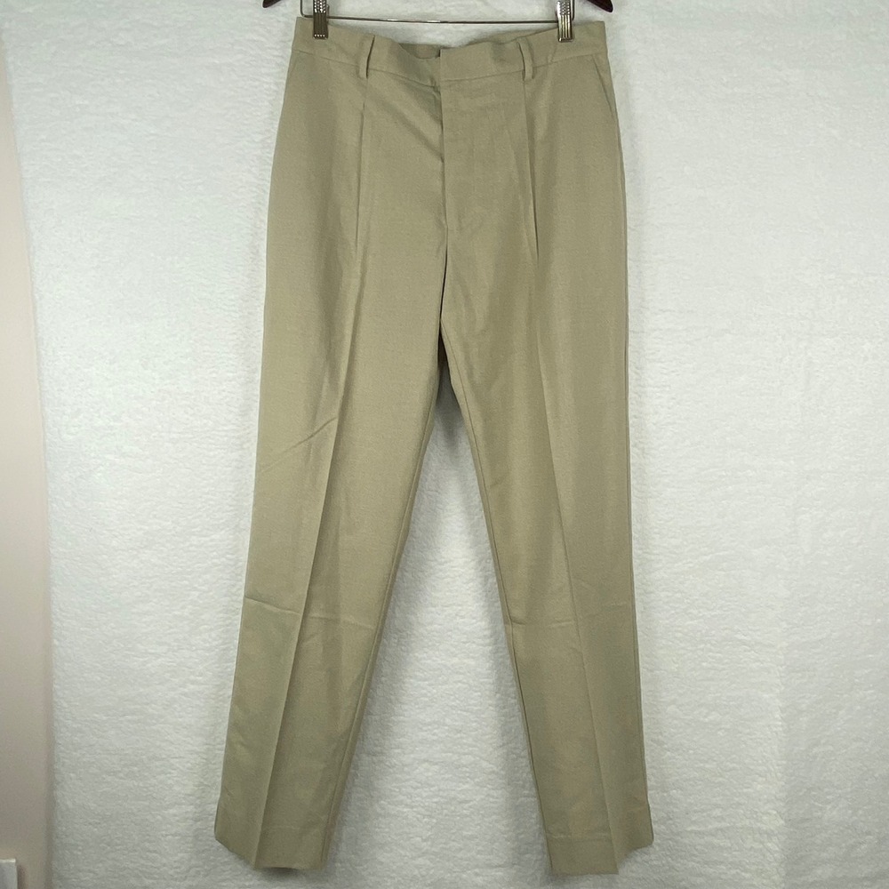 Paige Men's Natural Sandling Tan Straight Leg Dress Pants Trousers 31